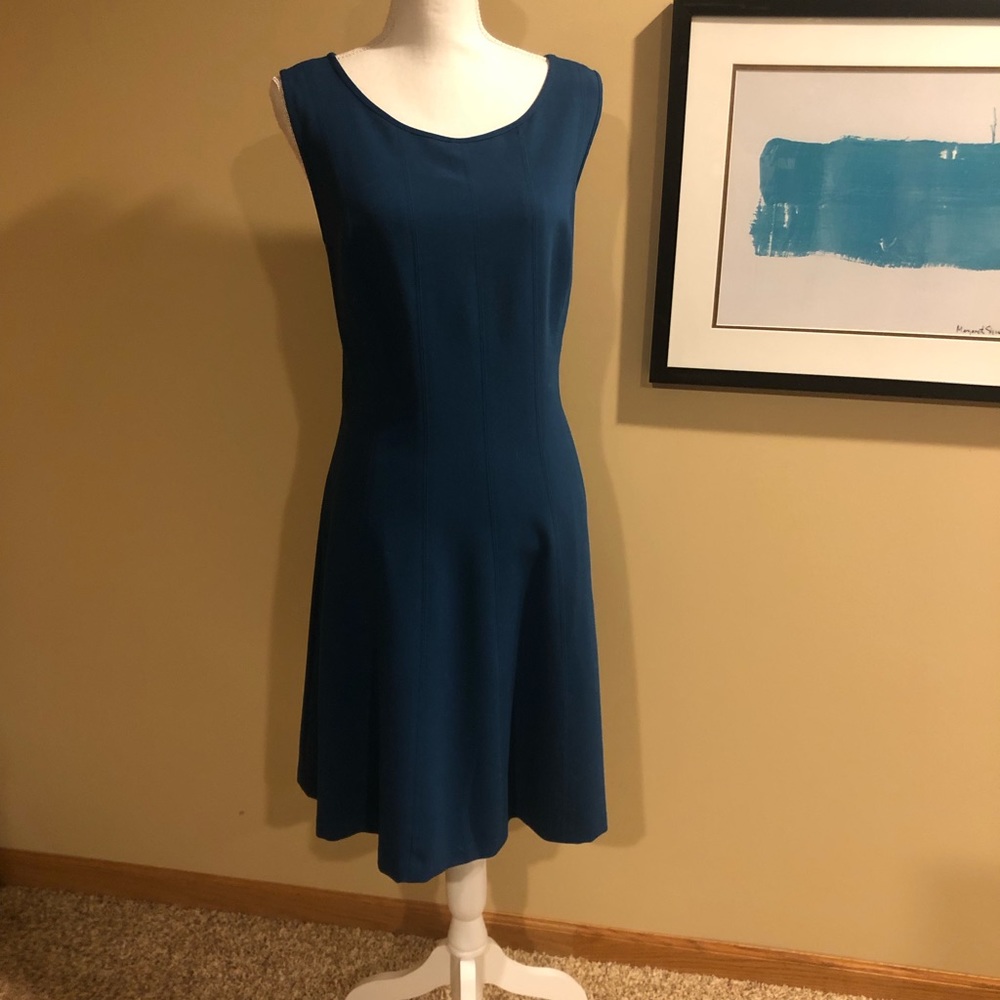 Dark teal dress